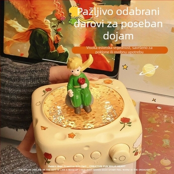 Bluetooth zvučnik s projekcijskim svjetlom (5W izlazna snaga, Bluetooth 5.3, frekvencijski raspon 30 Hz–15 kHz, SNR ≥70 dB, ugrađena baterija 1000–1200 mAh)