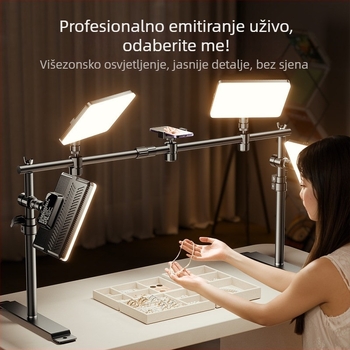 LED rasvjeta za fotografiranje nakita - stolno atelje rasvjeta s 3 postavke temperature, snaga 10-50W