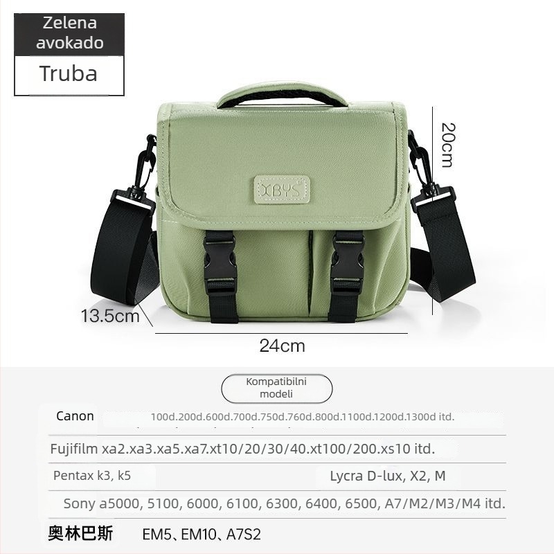 PU kožna torba za kameru za bezzrcalne fotoaparate, preko ramena, kućno skladištenje, proljeće 2025