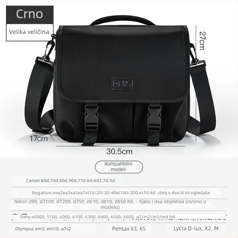 PU kožna torba za kameru za bezzrcalne fotoaparate, preko ramena, kućno skladištenje, proljeće 2025