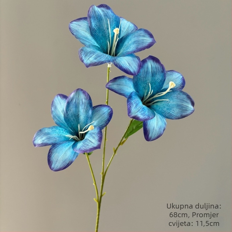 Umjetno cvijeće Lilium — svilenih cvjetova, tehnika ubrizgavanja kalupa, za vjenčanja, kućnu dekoraciju i rekvizite za fotografije