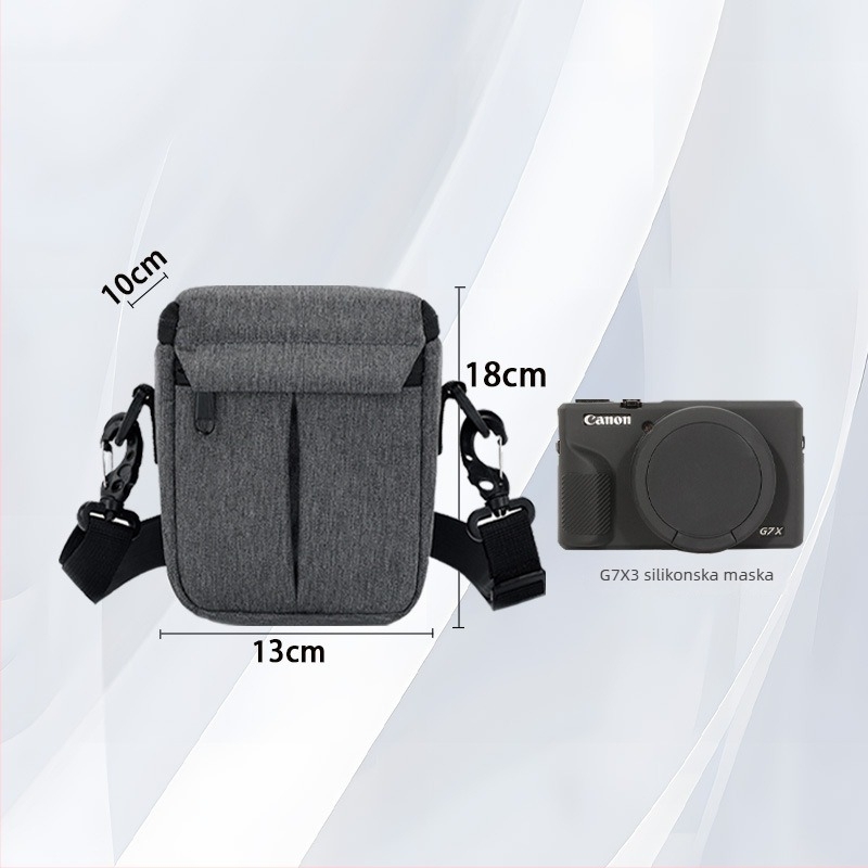 Crossbody torba za Canon G7X3, Oxford materijal, unisex, proljeće 2025