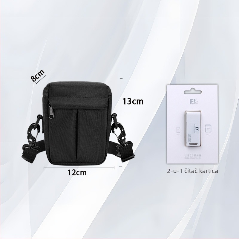 Crossbody torba za Canon G7X3, Oxford materijal, unisex, proljeće 2025