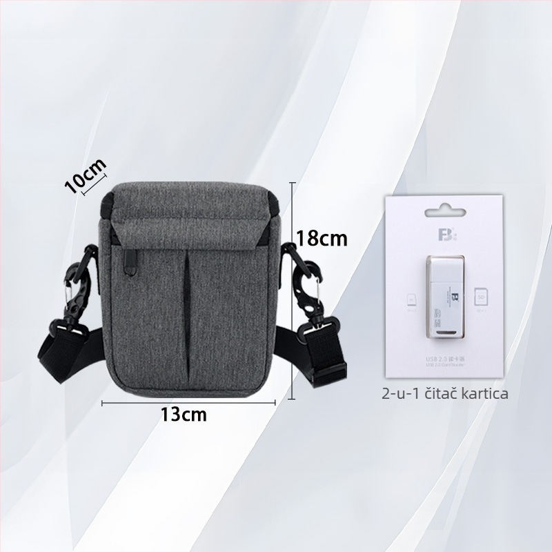 Crossbody torba za Canon G7X3, Oxford materijal, unisex, proljeće 2025