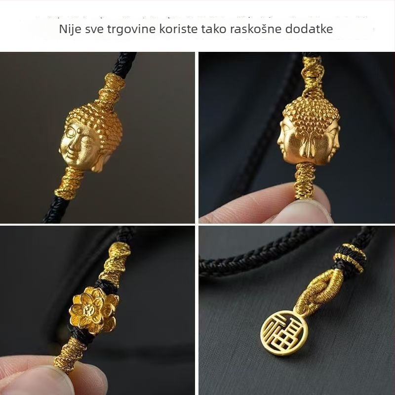 Unisex ogrlica od legure, elektroplatinirano, privjesak u obliku U, na standardnom lancu