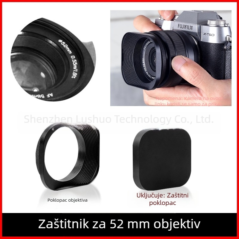Sjenilo za objektiv za fotoaparat, modeli L-S01/L-S02, za objektive fotoaparata, OEM obrada, Podrijetlo: Guangdong.