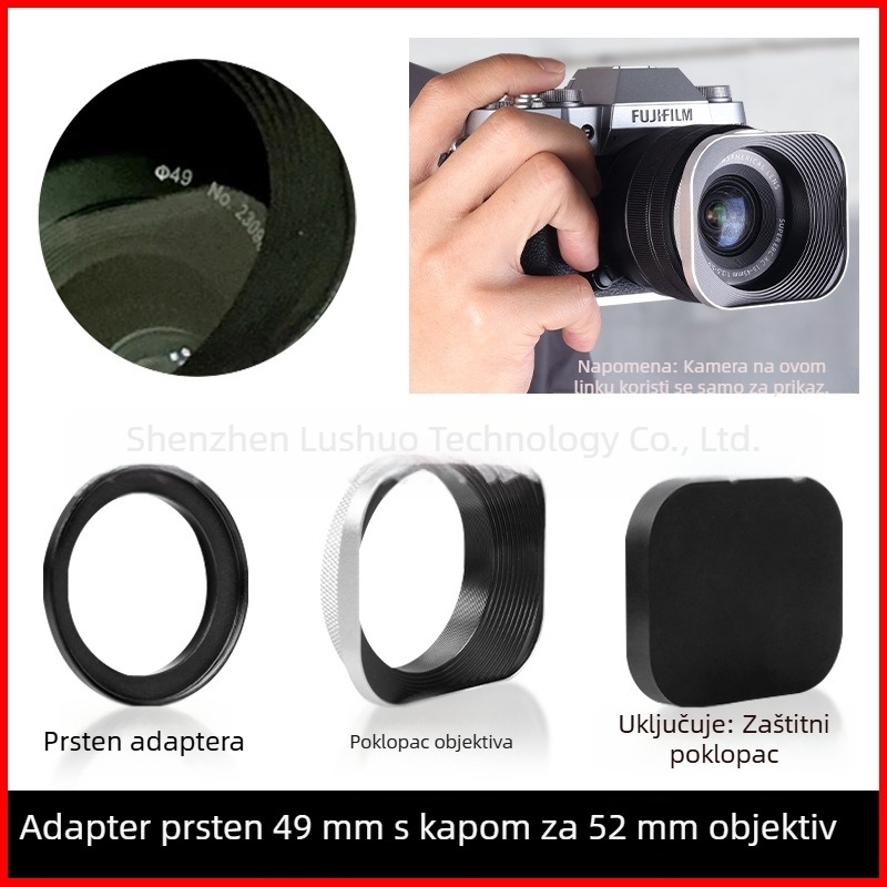 Sjenilo za objektiv za fotoaparat, modeli L-S01/L-S02, za objektive fotoaparata, OEM obrada, Podrijetlo: Guangdong.