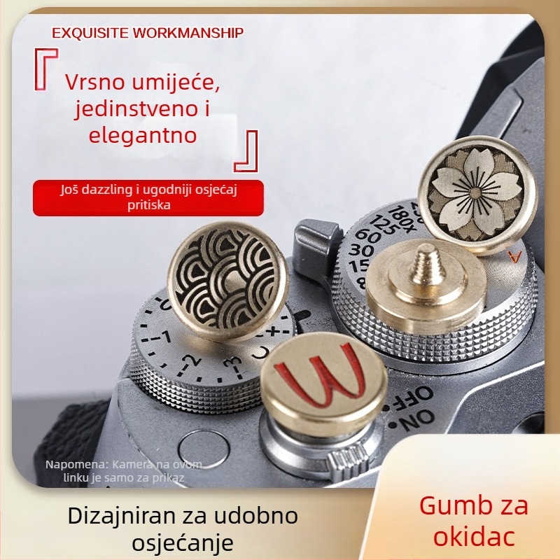 Gumb za zatvarač kamere za Fuji XT5 XT4 XS10 S20 XT30 druge generacije XE4 X100VI – OEM obrada; Model: Reference sku