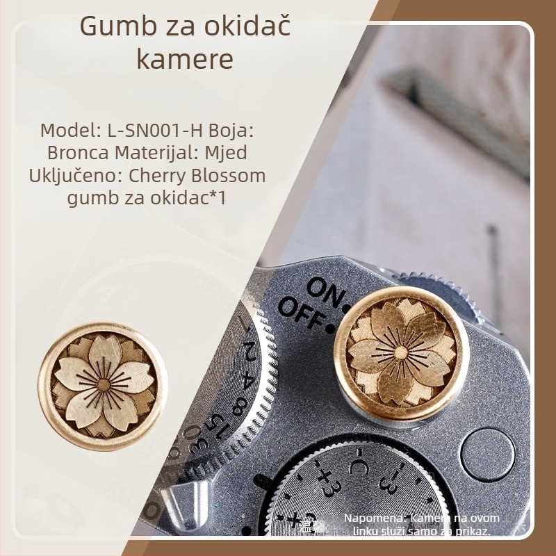 Gumb za zatvarač kamere za Fuji XT5 XT4 XS10 S20 XT30 druge generacije XE4 X100VI – OEM obrada; Model: Reference sku