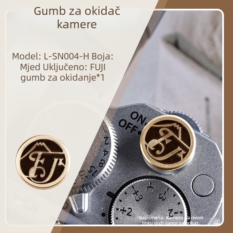 Gumb za zatvarač kamere za Fuji XT5 XT4 XS10 S20 XT30 druge generacije XE4 X100VI – OEM obrada; Model: Reference sku