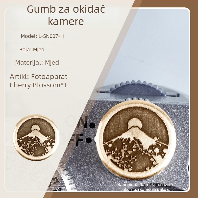 Gumb za zatvarač kamere za Fuji XT5 XT4 XS10 S20 XT30 druge generacije XE4 X100VI – OEM obrada; Model: Reference sku