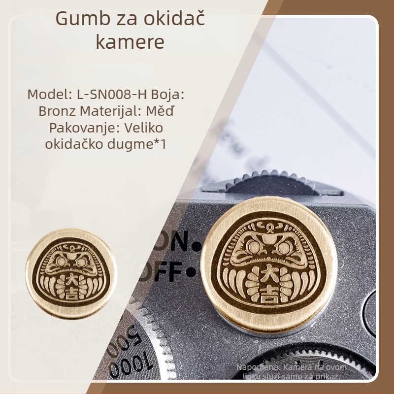 Gumb za zatvarač kamere za Fuji XT5 XT4 XS10 S20 XT30 druge generacije XE4 X100VI – OEM obrada; Model: Reference sku