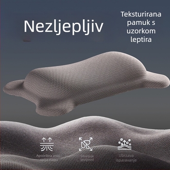 Mala podložka za miš s potporom zgloba, tkanina, otisak toplinskim prijenosom, mogućnost logotipa