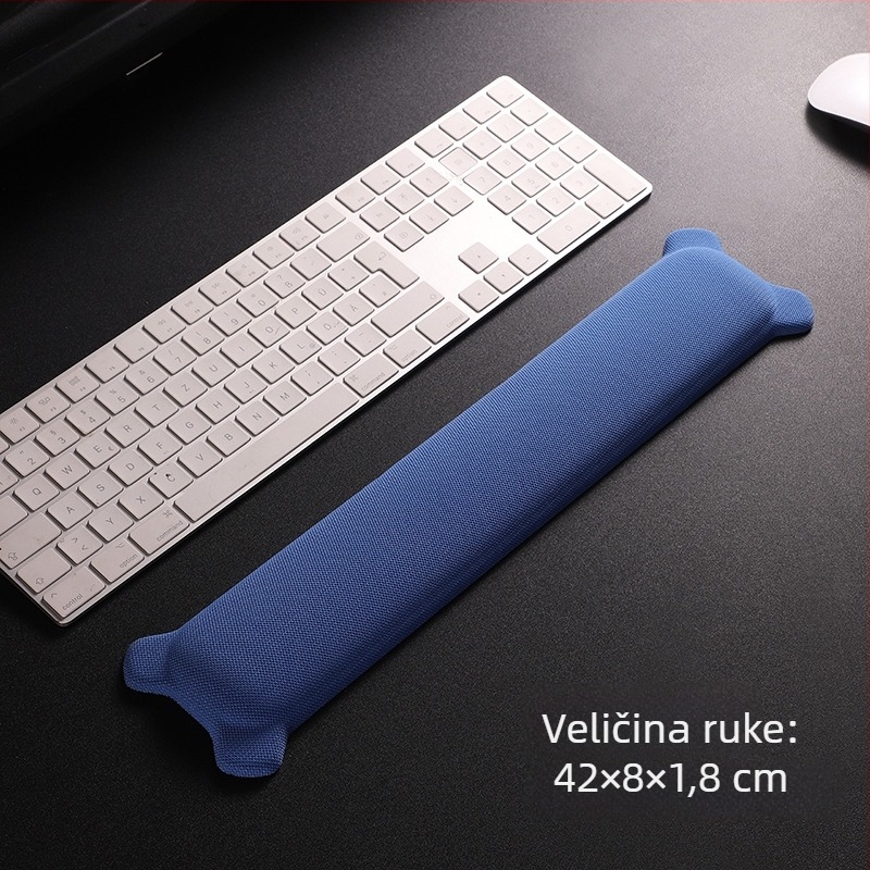 Mala podložka za miš s potporom zgloba, tkanina, otisak toplinskim prijenosom, mogućnost logotipa