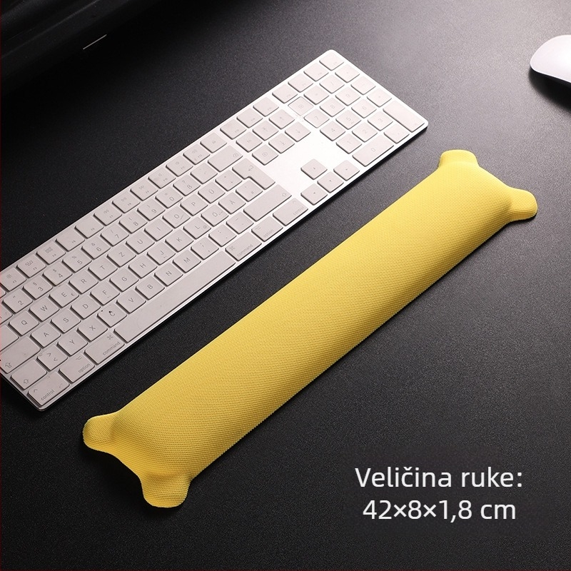 Mala podložka za miš s potporom zgloba, tkanina, otisak toplinskim prijenosom, mogućnost logotipa