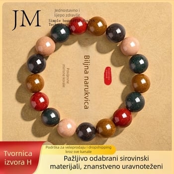 Narukvica od mirisnih perlica, vintage stil, ručna i polu-mehanička izrada, Tradicionalna kineska medicina, poklon, ljeto 2025