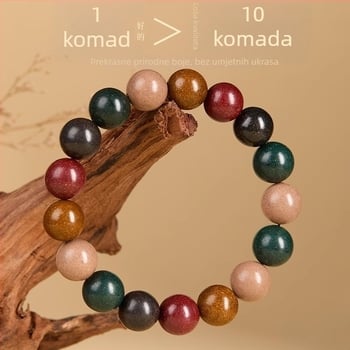 Narukvica od mirisnih perlica, vintage stil, ručna i polu-mehanička izrada, Tradicionalna kineska medicina, poklon, ljeto 2025