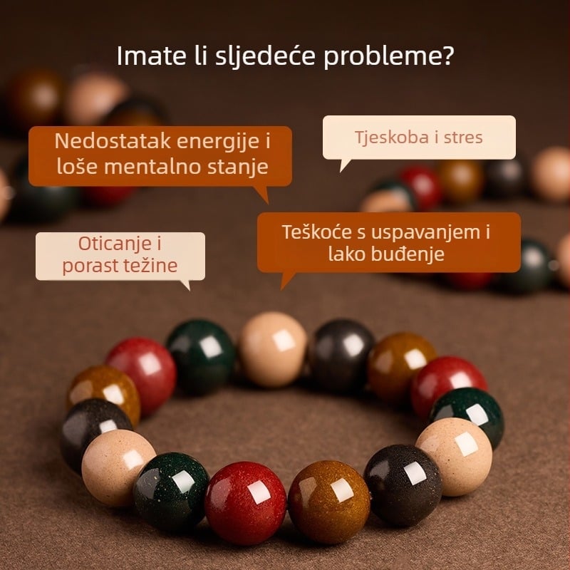 Narukvica od mirisnih perlica, vintage stil, ručna i polu-mehanička izrada, Tradicionalna kineska medicina, poklon, ljeto 2025