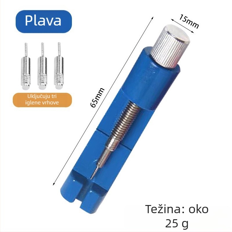 Fish day Metalni alat za podešavanje sata i uklanjanje spojnih dijelova remena, kutija 1000 kom., ljeto 2021 izdanje