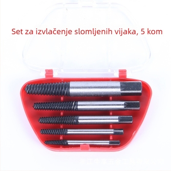 Set za vađenje prekinutih vijaka i žica, 5/6-dijelni set alata za kućnu upotrebu