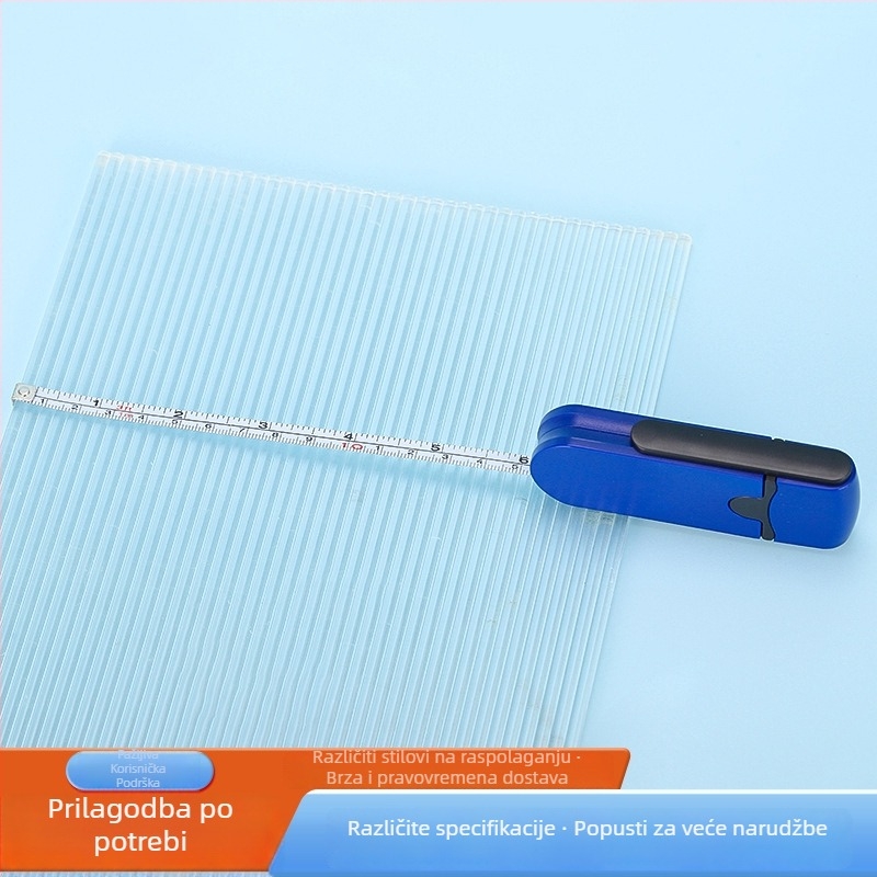 Set odvijača s mini mjernom trakom i fleksibilnim ravnalom, ABS, 2 seta, prenosno i demontabilno, kućna upotreba