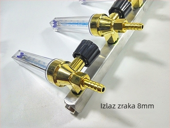 Regulator oksigenacije s mjeračem protoka i argon ventil za vodeni prijevoz — komplet alata za rastavljanje, opcije 1–12, kućna upotreba