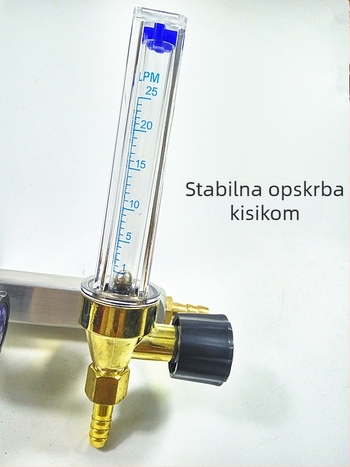 Regulator oksigenacije s mjeračem protoka i argon ventil za vodeni prijevoz — komplet alata za rastavljanje, opcije 1–12, kućna upotreba