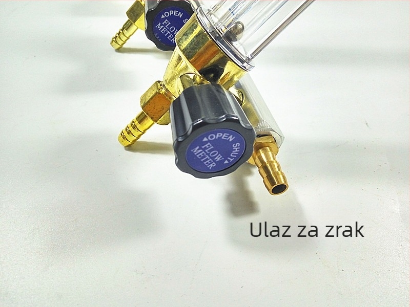 Regulator oksigenacije s mjeračem protoka i argon ventil za vodeni prijevoz — komplet alata za rastavljanje, opcije 1–12, kućna upotreba