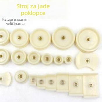 Alat za pritisk zatvara stražnje kućište sata – Tiger Hao, 20-dijelni set, plast s bakrenim jezgrom, stolni zatvarač te pribor za kalupe, format nacionalnog sustava
