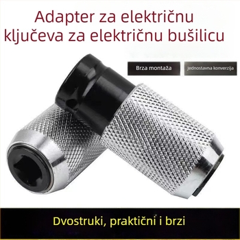 Adapter glava za električni odvijač, udarna bušilica i udarna bušilica – universalna, alat za demontažu, krom-vanadij čelik, za kućnu upotrebu