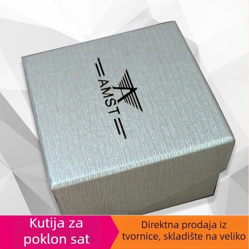 AMST kutija za sat za poklon s otisnutim logom, licencirani privatni label, proljeće 2024, pakiranje 150 kom