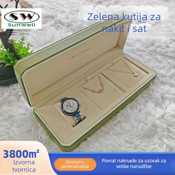 PU kožna kutija za pohranu satova i nakita, vrhunska kvaliteta, namijenjena kolekciji satova, prilagođena marka, podrijetlo Dongguan, Kina, dodatne specifikacije po zahtjevu