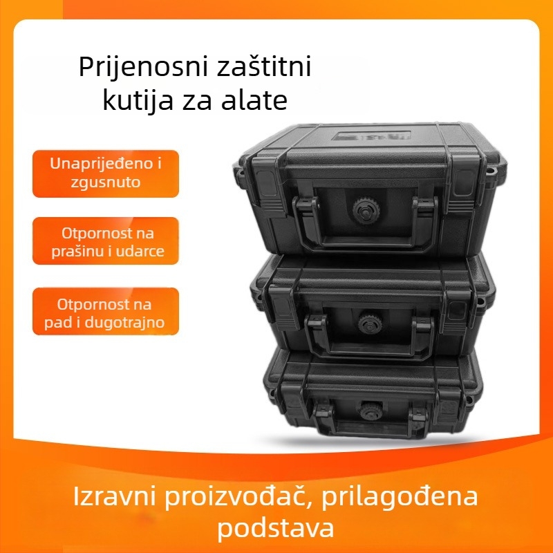 Kutija za nakit od ojačanog ABS plasta, zatvoren dizajn za zaštitu od lomljenja, model Ky311, debljina zida 5 mm