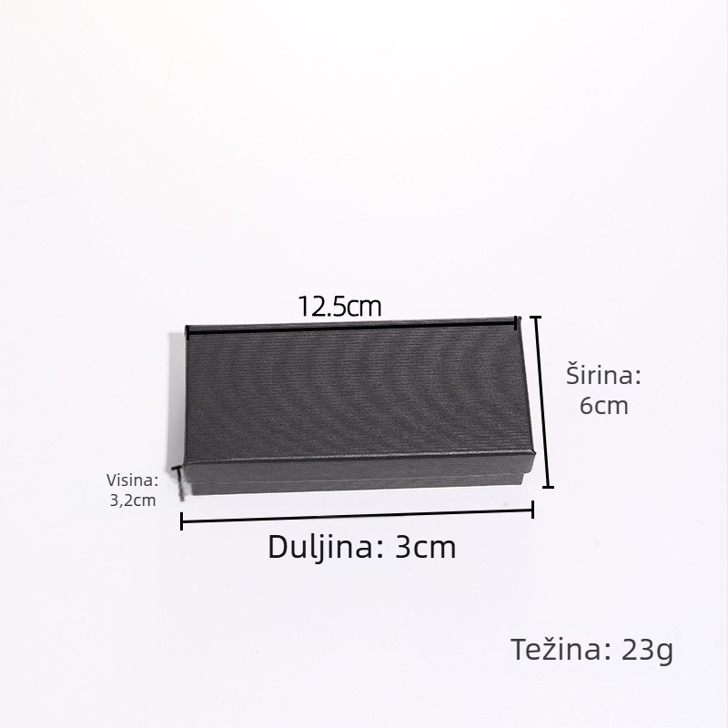 ZELONTER kutija za sat s logom, mogućnost prilagođavanja, odvojeno pakiranje