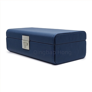 Kutija za čuvanje satova sa četiri pretinca, drvena konstrukcija, prilagodljivo, pakiranje za nakit