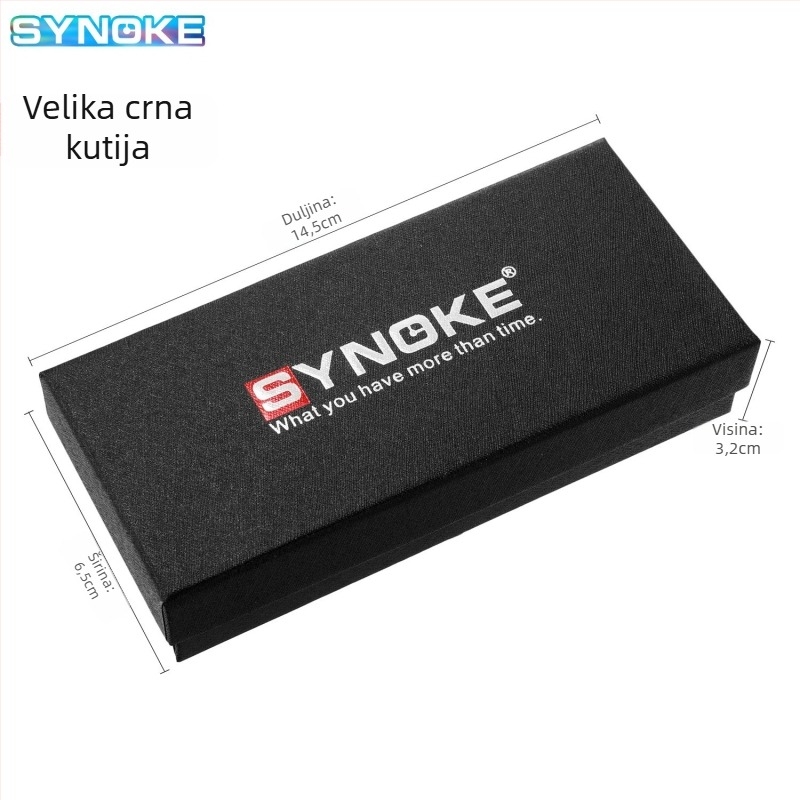 Kutija za kvarcne satove SYNOKE/Momo s dvostrukim poklopcem za dodatke satova, pakiranje 100