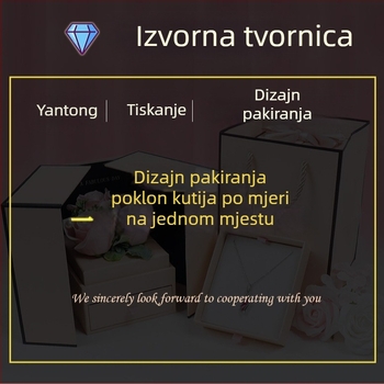 Ružičasta kutija za nakit s dvostrkim vratima, ladica za ogrlice, pretinac za sat i prstenje – Valentinovo dar.