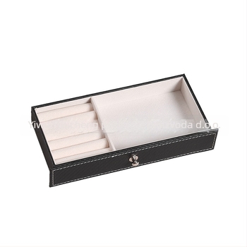 Drvena kutija za satove, 4 odjeljka, dvostruki sloj, skladištenje nakita, marka Excellent Journey