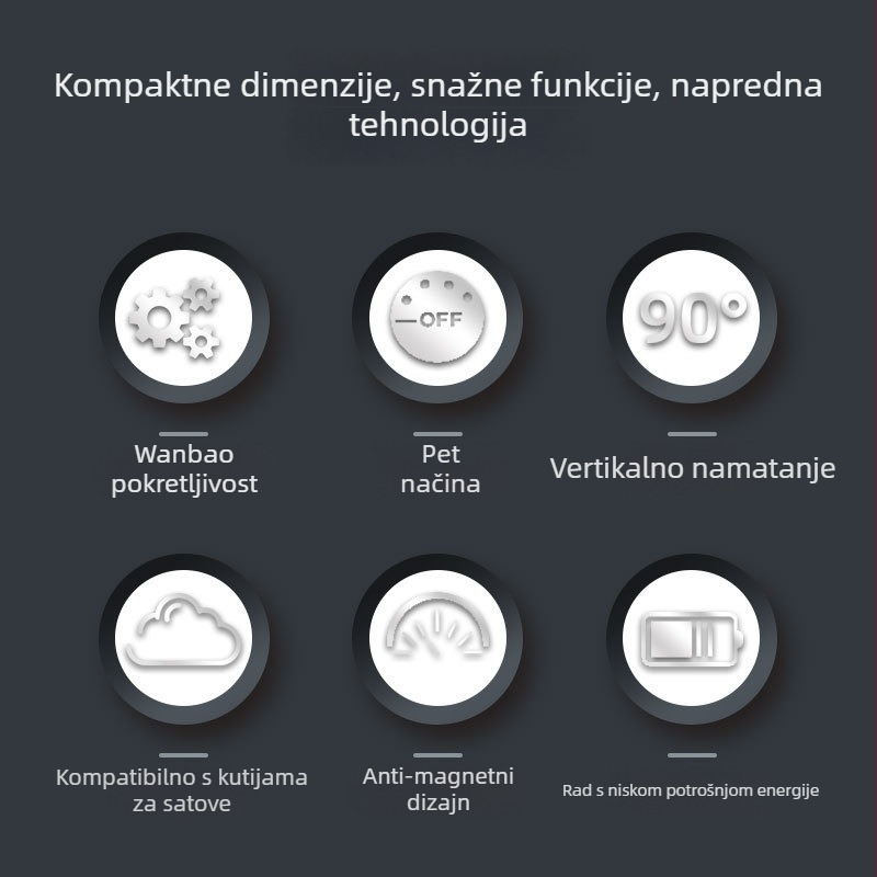 ZG-2W Automatski navijač satova s drvenim uzorkom, za mehaničke satove, kutija za pohranu