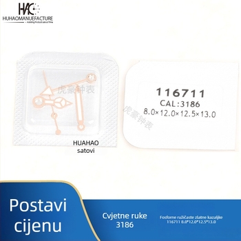 Pribor za kazaljke sata, Pogon 3186, Svijetle četiri kazaljke, Kompatibilnost kalendara, Ljeto 2021