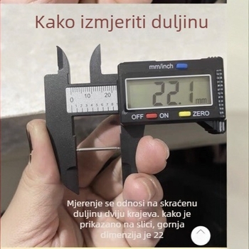 Nehrđajući čelični opružni štapići za kaiš sata, dvostrano završni, pakiranje 1000 kom.