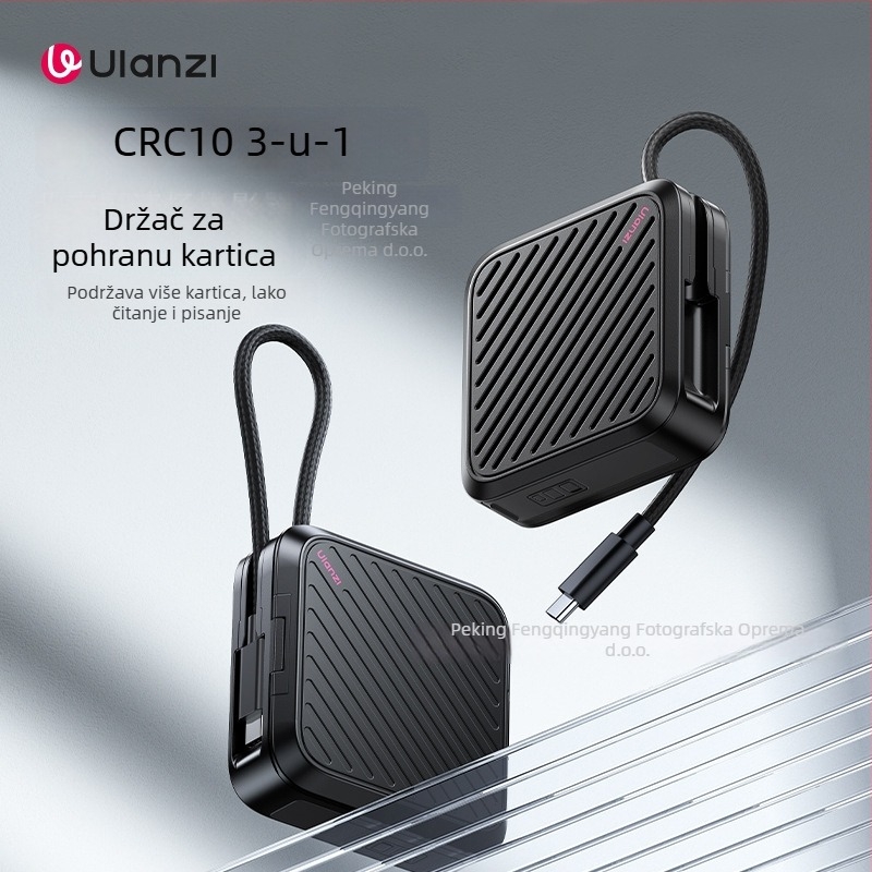 Kućište SD kartica X055/X056 — USB-C, USB 3.2 Gen 2, Ugrađena montaža, Materijal: metal/silikon