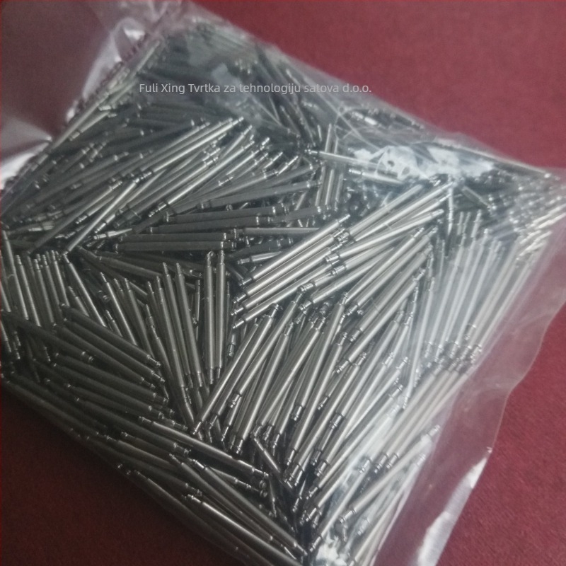Set dijelova za sat: lug i pin, nehrđajući čelik 304L, kratka ušna šipka, osovina sata, pakiranje 500 kom