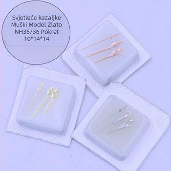 Svijetleće kazaljke za satove, s tri kazaljke, kompatibilne s NH35/NH36 mehanizmom