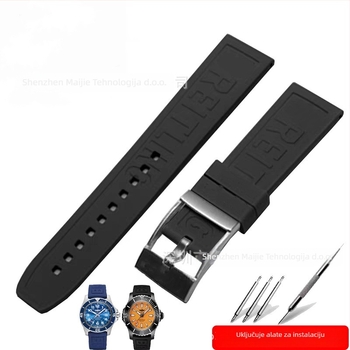 Silikonski remen za sat kompatibilan s Breitling Avenger Ocean, svestran stil, lansiran u proljeće 2024.