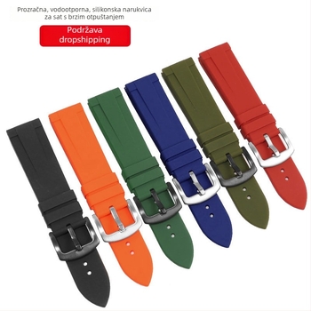 Remen za sat Expedition Xicheng 2022 mm, silikon, s brzim otpuštanjem, 20–22 mm, raznih boja