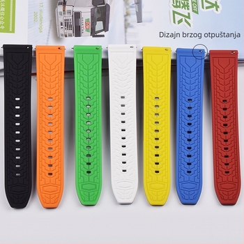 HLD silikon brzog otpuštanja narukvica za Apple/Huawei/Garmin pametne satove; vodootporna i otporna na prašinu