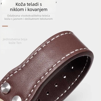 Remen za sat od prave kože Wangchuangda – Punk stil, Proljeće 2024, Trend osobnosti