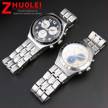 Zhuolei YCS410GX muški sat s nehrđajućim čeličnim kaišem, minimalistički stil