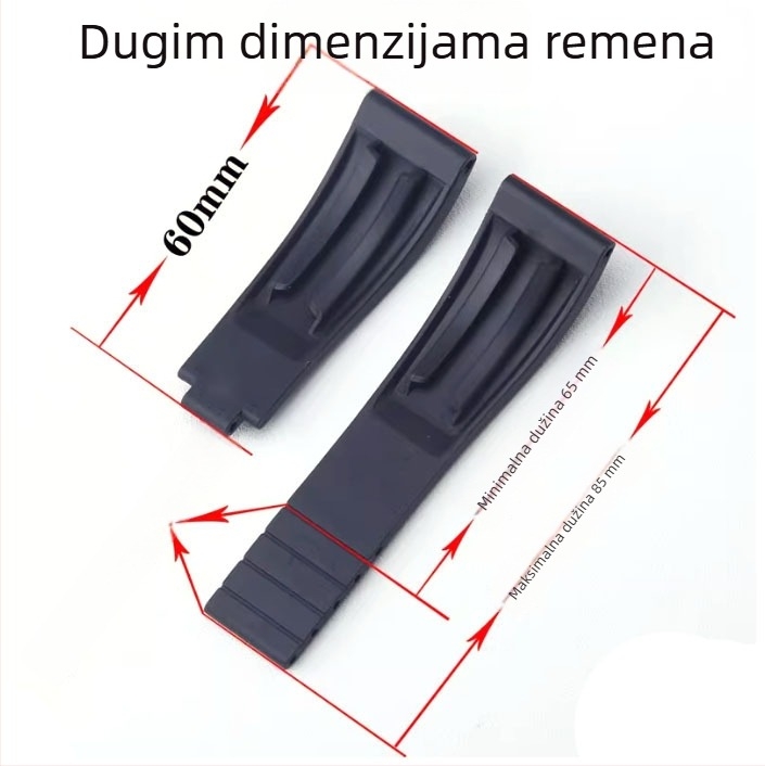 Gumena narukvica za Seiko Water Ghost Yacht Explorer – tf, jesen 2025, svijetli luksuzni stil, moderan gradski stil